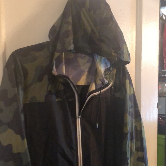 ATHLETIC RECON “Firebee” Windbreaker Camouflage Jacket Men’s Size Medium - Picture 3 of 11